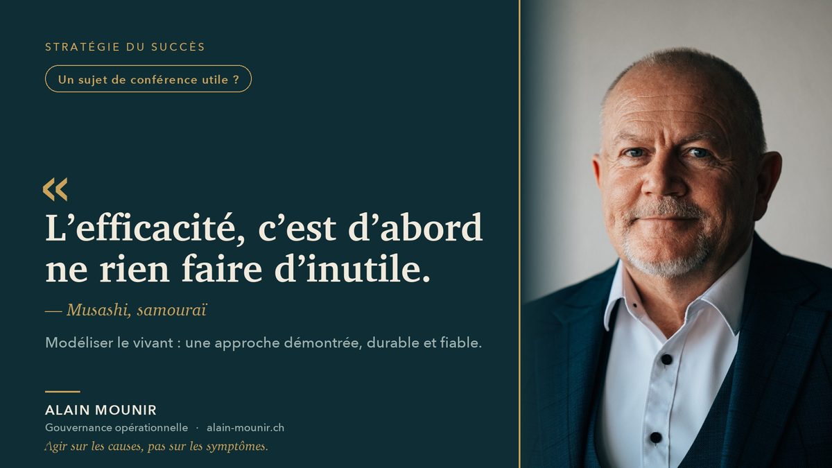 Soigner les causes, pas les symptômes — Alain Mounir, conférencier